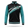 Sublimated 250G Lightweight Quarter Zip Sweatshirt | https://www.bestnamebadges.com