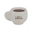 Coffee Cup Shape Stress Ball | https://www.bestnamebadges.com