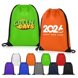 420D Heavy Duty Drawstring Backpack (Ocean)