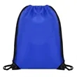 420D Heavy Duty Drawstring Backpack (Ocean) | https://www.bestnamebadges.com