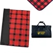 Fleece / Nylon Picnic Blanket | https://www.bestnamebadges.com