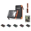Solar Portable Power Bank with Flashlight | https://www.bestnamebadges.com