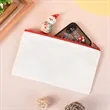 Canvas Zipper Pouch Pencil Case | https://www.bestnamebadges.com