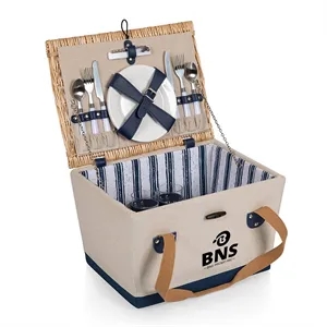 Picnic Basket w/ Cutlery Set