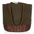 Canvas Wicker Woven Basket | https://www.bestnamebadges.com