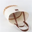 Canvas Wicker Woven Basket | https://www.bestnamebadges.com