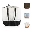 Canvas Wicker Woven Basket | https://www.bestnamebadges.com