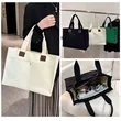 16oz Canvas Tote Bag | https://www.bestnamebadges.com