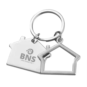 Sweet Home Metal Keychain Laser Customize