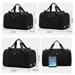 Travel Duffel Backpack Gym Bag with Shoes Compartment | https://www.bestnamebadges.com