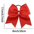 8" Cheer Bows for Girls | https://www.bestnamebadges.com