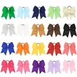 8" Cheer Bows for Girls | https://www.bestnamebadges.com
