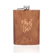 8 oz. Verano Stainless Steel Hip Flasks | https://www.bestnamebadges.com