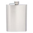 8 oz. Verano Stainless Steel Hip Flasks | https://www.bestnamebadges.com
