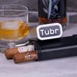Tubr® Gordo Alumen Anodized Aluminum Travel Cigar Case | https://www.bestnamebadges.com