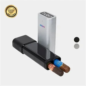 Tubr® Gordo Alumen Anodized Aluminum Travel Cigar Case | https://www.bestnamebadges.com