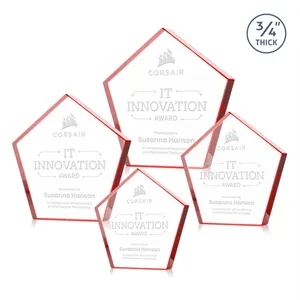 Belmar Pentagon Award - Red