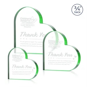 Davina Heart Award - Emerald