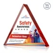 Adler Triangle VividPrint™ Award - Red | https://www.bestnamebadges.com