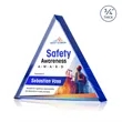 Adler Triangle VividPrint™ Award - Blue | https://www.bestnamebadges.com