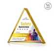 Adler Triangle VividPrint™ Award - Gold | https://www.bestnamebadges.com