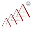 Adler Triangle Award - Red | https://www.bestnamebadges.com