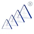 Adler Triangle Award - Blue | https://www.bestnamebadges.com