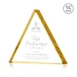Adler Triangle Award - Gold | https://www.bestnamebadges.com