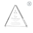 Adler Triangle Award - Clear | https://www.bestnamebadges.com