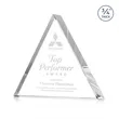 Adler Triangle Award - Clear | https://www.bestnamebadges.com