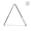 Adler Triangle Award - Clear | https://www.bestnamebadges.com
