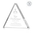 Adler Triangle Award - Clear | https://www.bestnamebadges.com