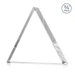 Adler Triangle Award - Clear | https://www.bestnamebadges.com