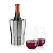 Genoa Wine Cooler & Oldham Stemless Wine Set | https://www.bestnamebadges.com