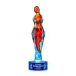 Venus Award on Marvel Base - Blue | https://www.bestnamebadges.com