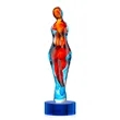 Venus Award on Marvel Base - Blue | https://www.bestnamebadges.com