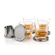 Baldoni Coasters & Arcadia On-the-Rocks Set | https://www.bestnamebadges.com
