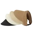 Straw Sun Hat Adjustable Shade | https://www.bestnamebadges.com