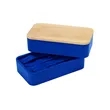 Bamboo Stackable Bento Box | https://www.bestnamebadges.com