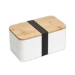 Bamboo Stackable Bento Box | https://www.bestnamebadges.com