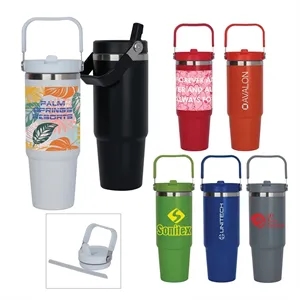 Nexo 30 oz. Recycled Double Wall Steel Travel Tumbler | https://www.bestnamebadges.com
