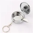 Stainless Steel Portable Pocket Circular Ashtray Key Chain | https://www.bestnamebadges.com