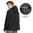 Men's Lightweight Waterproof Hooded Rain Jacket | https://www.bestnamebadges.com