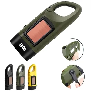 Hand Crank Solar Powered Flashlight