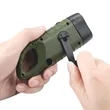 Hand Crank Solar Powered Flashlight | https://www.bestnamebadges.com