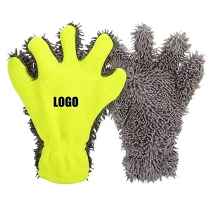 5-Finger Microfiber Wash Mitts
