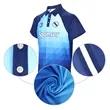 Custom Full Color Dye Sublimation Performance Polo Shirt | https://www.bestnamebadges.com
