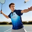 Custom Full Color Dye Sublimation Performance Polo Shirt | https://www.bestnamebadges.com