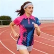 Custom Full Color Dye Sublimation Performance Polo Shirt | https://www.bestnamebadges.com