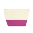 Two-Tone Canvas Cosmetic Bag | https://www.bestnamebadges.com